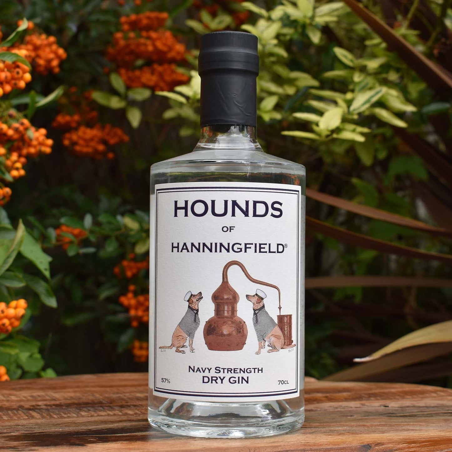 Hounds of Hanningfield Navy Strength Gin - 70cl