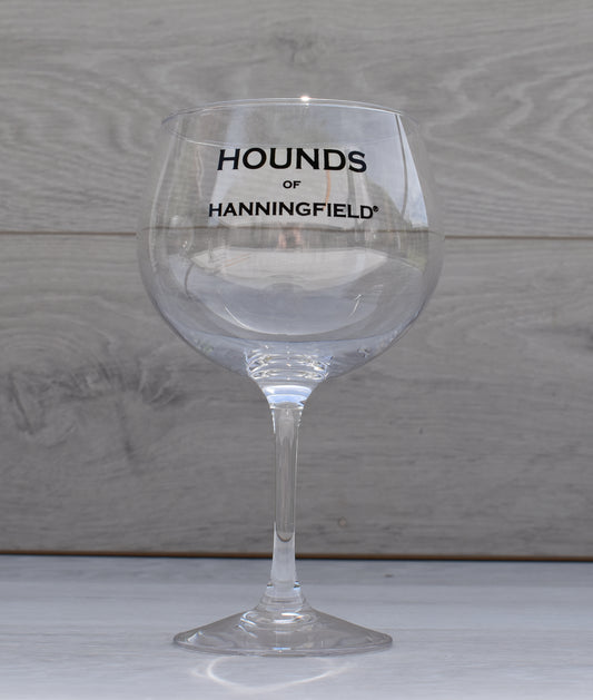 Hounds of Hanningfield Navy Gin Gift Set with printed glass