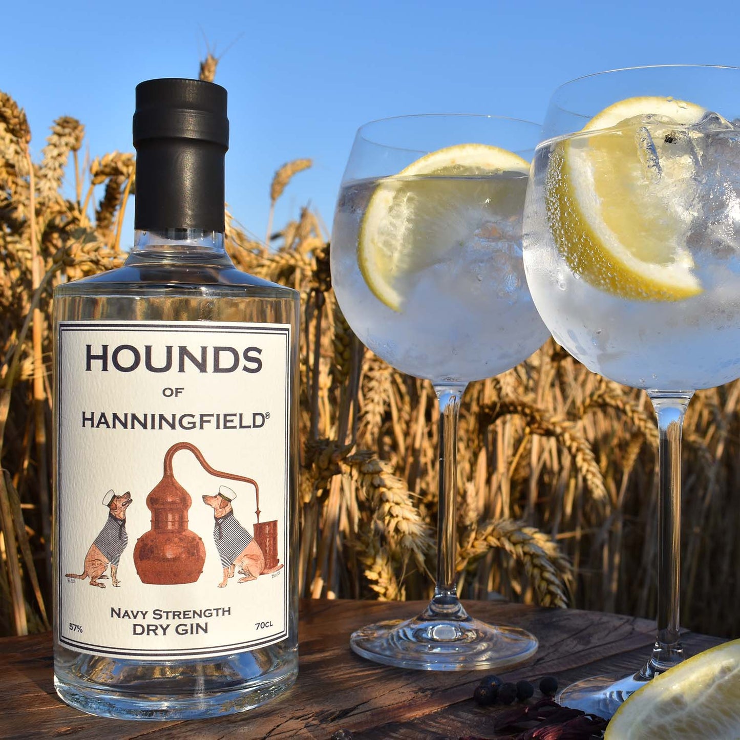 Hounds of Hanningfield Navy Strength Gin - 70cl